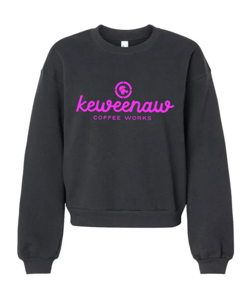 American Apparel ReFlex Fleece Crop Crewneck Sweatshirt